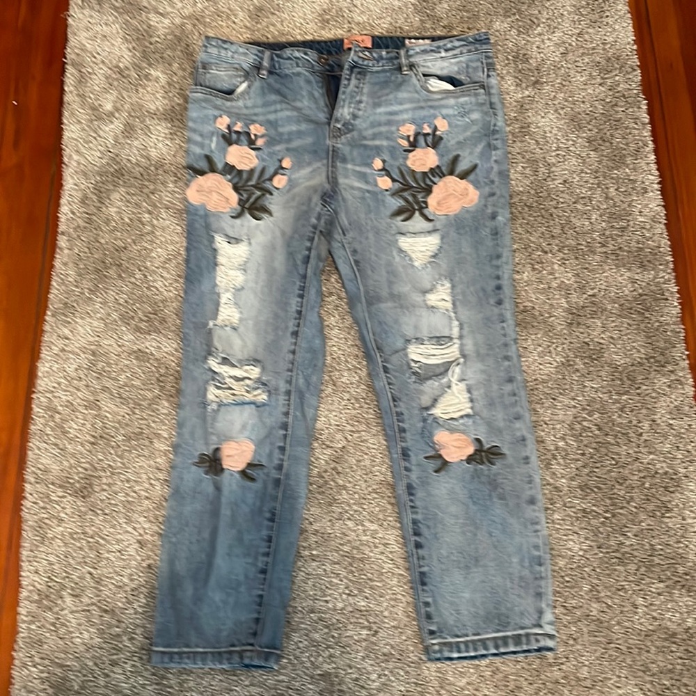 Floral Jeans
